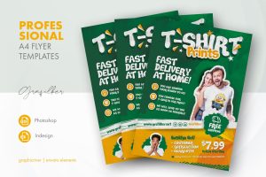 T-Shirt Print Flyer Templates