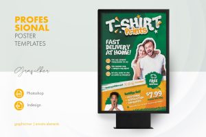 T-Shirt Print Poster Templates