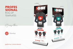 T-Shirt Roll-Up Templates