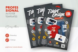 T-Shirt Shop Flyer Templates