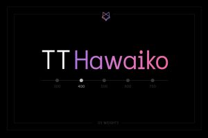 TT Hawaiko Typeface