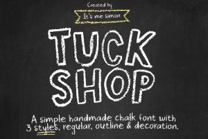Tuck Shop font
