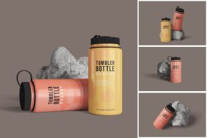 Tumbler Bottle Mockup
