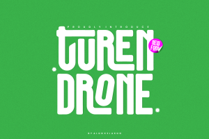 Turen Drone – Condensed Font