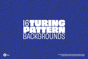 Turing Patterns – 16 Backgrounds