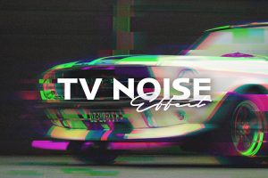 TV Noise Photo Effect
