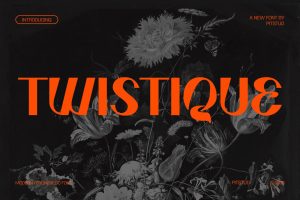Twistique – Psychedelic Fashion Font