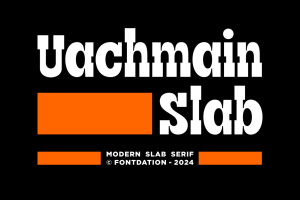 Uachmain Slab | Modern Slab Serif