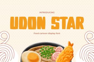 Udon Star – Cute and Captivating Font