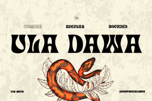 Ula Dawa – Display Font