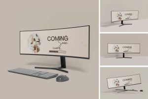 Ultrawide Monitor Mockup