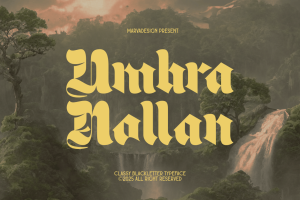 Umbra Nollan – Classic Blackletter Font
