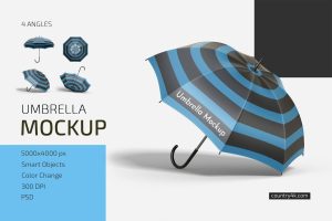 Umbrella Mockup Set
