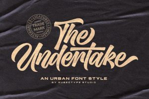 Undertake – Urban Lettering Font
