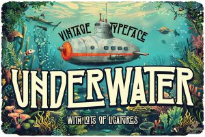 Underwater Vintage Label Font