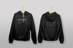 Unisex Hoodie Jacket Mockup