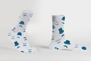 Unisex Presentation Socks Mockup