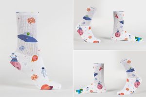 Unisex Socks Mockup