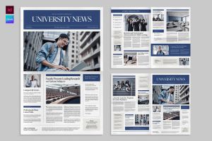 University Newsletter Template