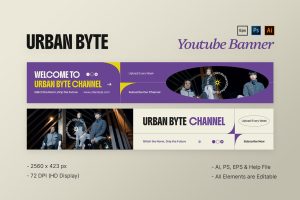 Urban Byte – Youtube Banner