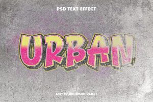 Urban Graffiti Paint Spray Text Effect