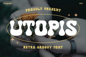 Utopis – Retro Groovy Font