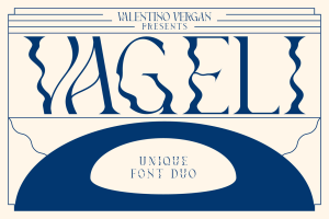 Vageli – Unique Font Duo