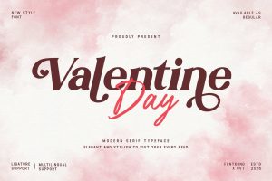 Valentine Day – A Modern Serif Typeface