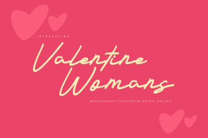 Valentine Womans Font