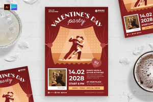 Valentine’s Day Flyer Template