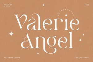Valerie Angel Beautiful & Elegant Serif Font