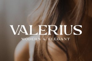 Valerius – Elegant Typeface