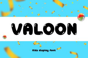 Valoon – Kids Display Font