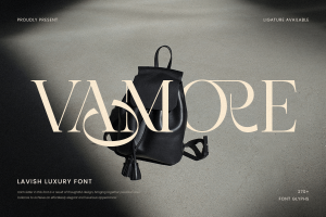 Vamore – Lavish Luxury Font