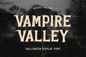 Vampire Valley – Halloween Font