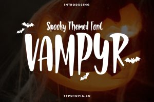 Vampyr Spooky Themed Font