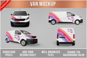 Van Cargo Mockup