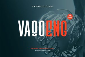 Vaqoeng – Modern Magazine Font & Logo Font