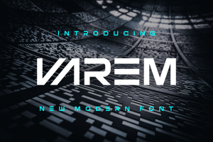 Varem – Modern Font