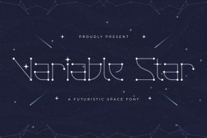 Variable Star – A Futuristic Space Font