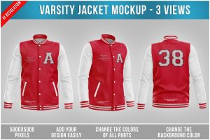 Varsity Jacket Mockup