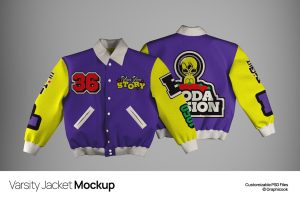 Varsity Jacket Mockup