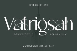 Vatrigsah – Luxury Font Family