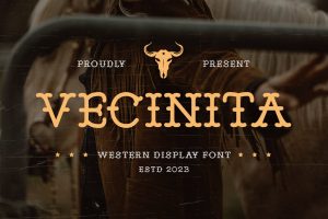Vecinita – Western Display Font
