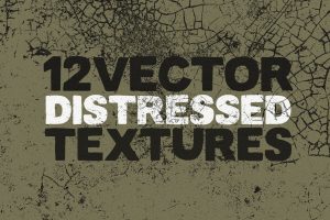 Vector Distressed Textures x12