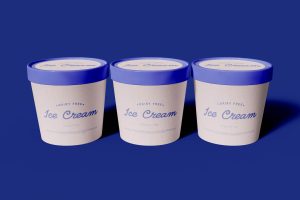 Vegan Ice Cream Mockup