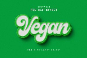 Vegan Text Effect