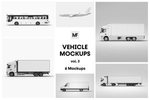 Vehicle Mockups vol.3