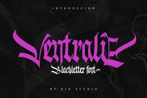 Ventralie-Blackletter Font