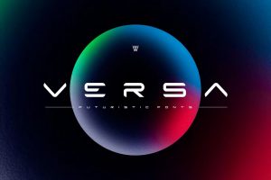 Versa | Futuristic Font